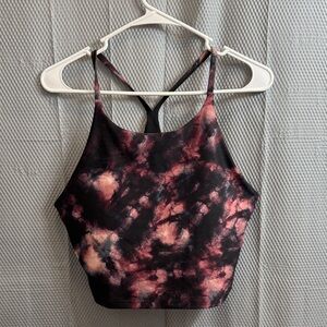Old Navy Black and Pink Strappy Tank